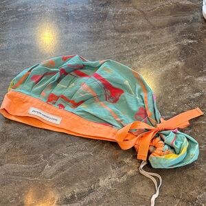 Tibia ponytail scrub hat by Purple Canary